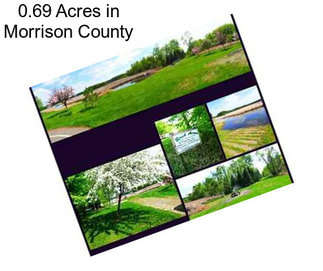 0.69 Acres in Morrison County