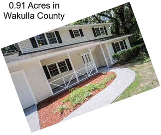 0.91 Acres in Wakulla County