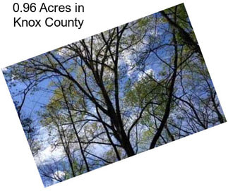 0.96 Acres in Knox County