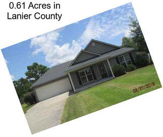 0.61 Acres in Lanier County