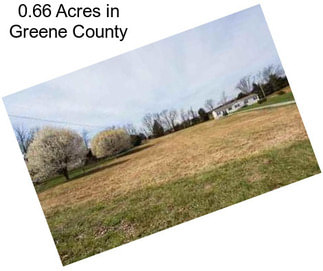 0.66 Acres in Greene County