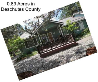 0.89 Acres in Deschutes County