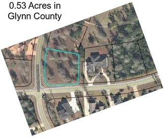 0.53 Acres in Glynn County