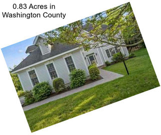 0.83 Acres in Washington County