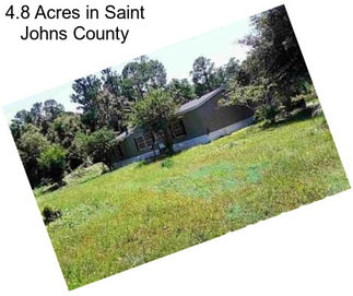 4.8 Acres in Saint Johns County