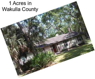 1 Acres in Wakulla County