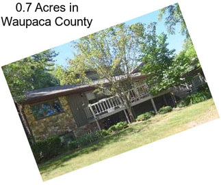 0.7 Acres in Waupaca County