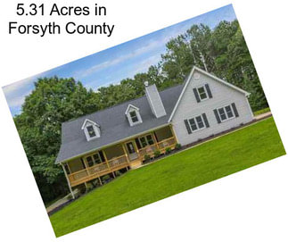 5.31 Acres in Forsyth County