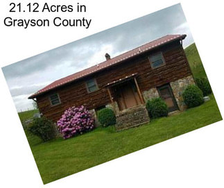 21.12 Acres in Grayson County