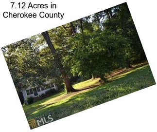 7.12 Acres in Cherokee County