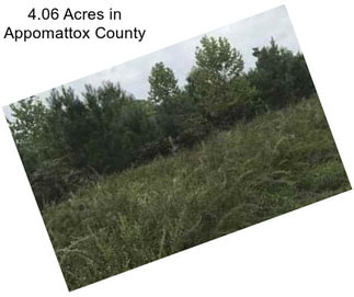 4.06 Acres in Appomattox County