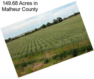 149.68 Acres in Malheur County