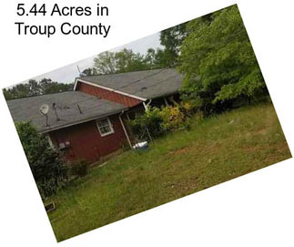 5.44 Acres in Troup County