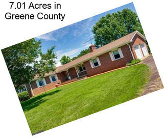 7.01 Acres in Greene County