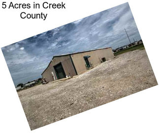 5 Acres in Creek County