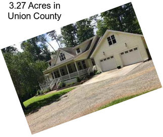 3.27 Acres in Union County
