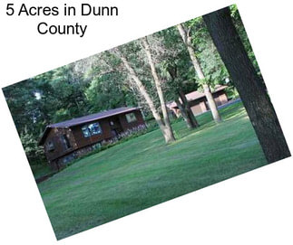 5 Acres in Dunn County