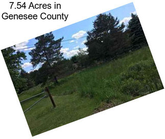 7.54 Acres in Genesee County