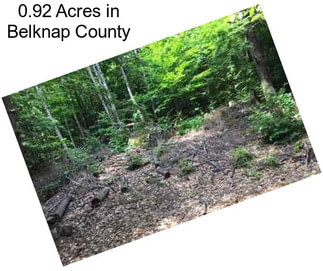 0.92 Acres in Belknap County