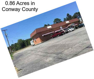 0.86 Acres in Conway County