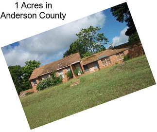 1 Acres in Anderson County