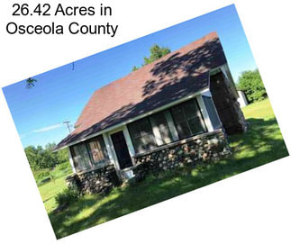 26.42 Acres in Osceola County