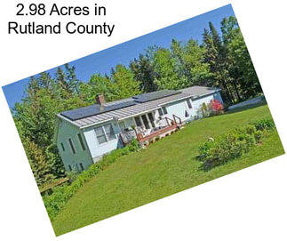 2.98 Acres in Rutland County