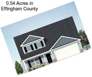 0.54 Acres in Effingham County