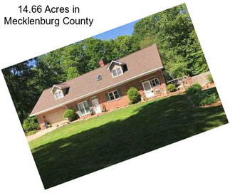 14.66 Acres in Mecklenburg County