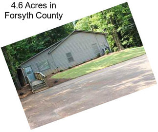 4.6 Acres in Forsyth County