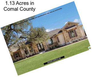 1.13 Acres in Comal County
