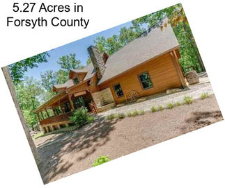 5.27 Acres in Forsyth County