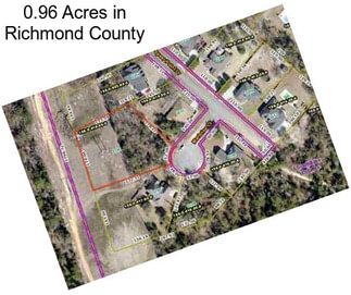 0.96 Acres in Richmond County