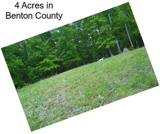 4 Acres in Benton County
