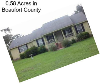 0.58 Acres in Beaufort County