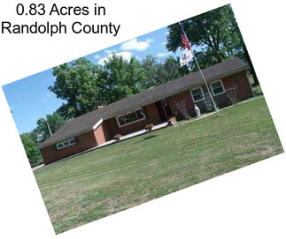 0.83 Acres in Randolph County