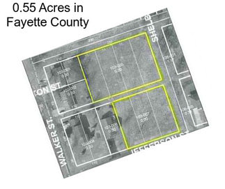 0.55 Acres in Fayette County