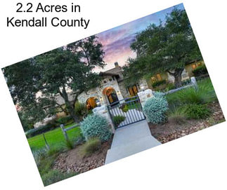 2.2 Acres in Kendall County