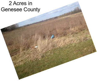 2 Acres in Genesee County