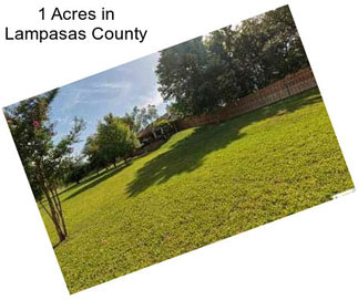 1 Acres in Lampasas County