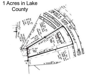 1 Acres in Lake County