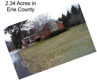 2.34 Acres in Erie County