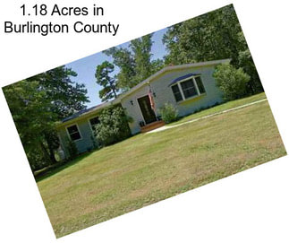 1.18 Acres in Burlington County