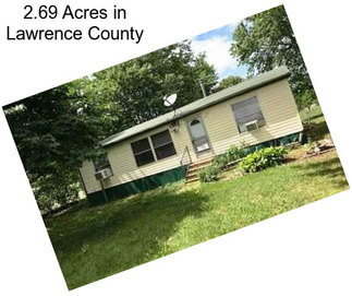 2.69 Acres in Lawrence County