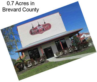 0.7 Acres in Brevard County