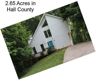 2.65 Acres in Hall County