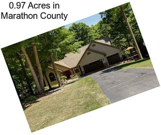 0.97 Acres in Marathon County