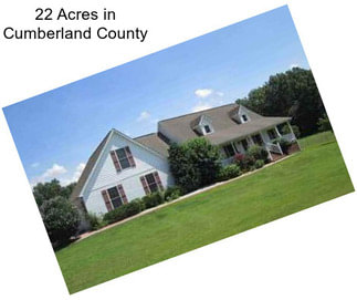 22 Acres in Cumberland County