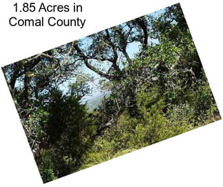1.85 Acres in Comal County