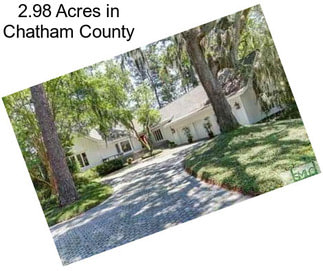 2.98 Acres in Chatham County